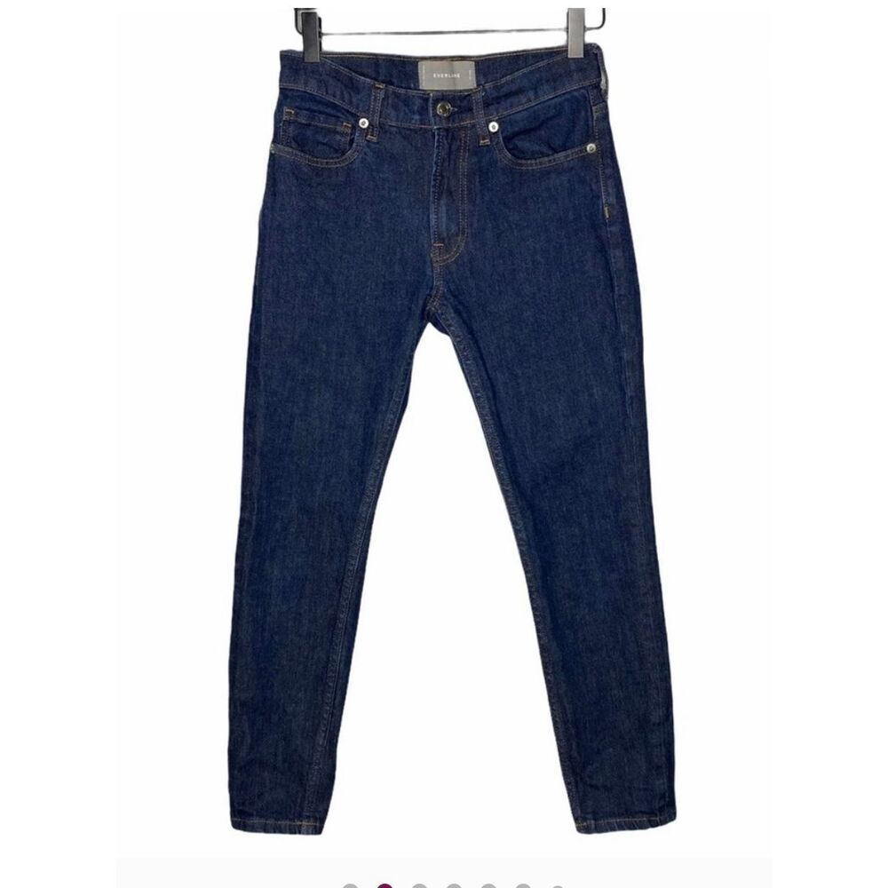 Everlane Skinny Ankle High RiseJeans Stretch Soft Denim Dark Wash Women 25